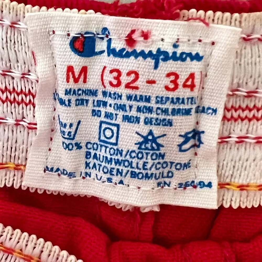 Louisville Cardinals Champion 1986 Basketball Track Running Shorts Retro M NWT‎